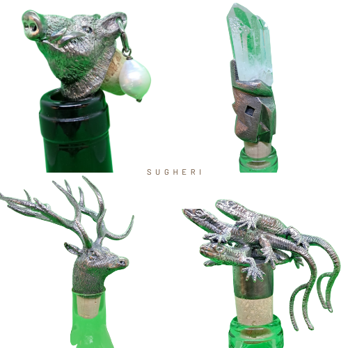 Tappi In Bronzo Argentato